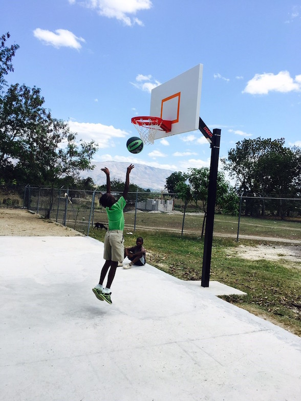 Wiltchina playing basketball.